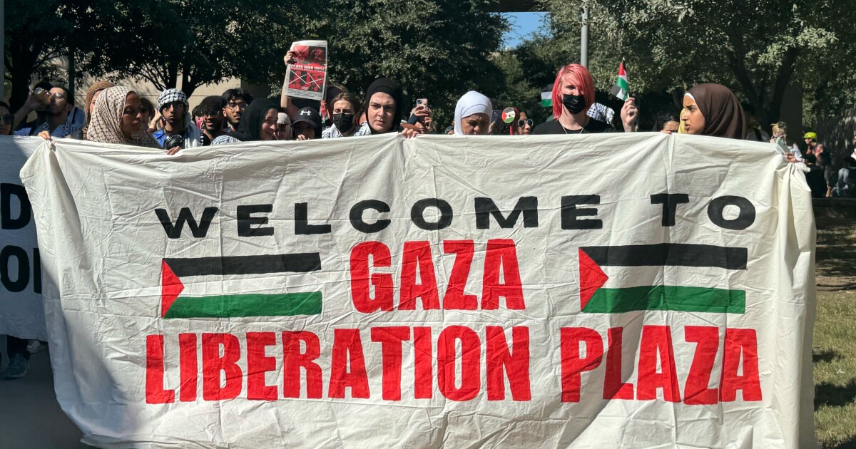 Pro-Palestinian protestors sue UT Dallas leaders, police officers over alleged punishment