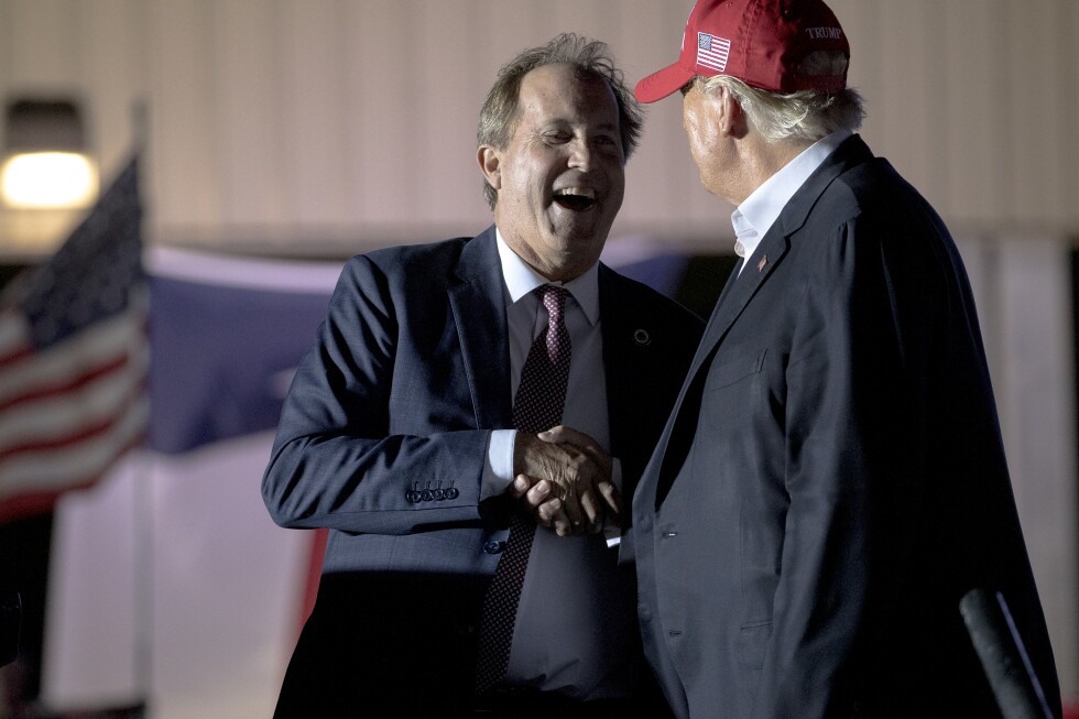 Trump endorses Paxton over Cornyn in Texas GOP Senate primary