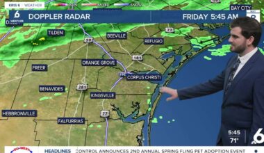 A cloudy and mild Friday, with spotty showers and a few Thunderstorms mixed in