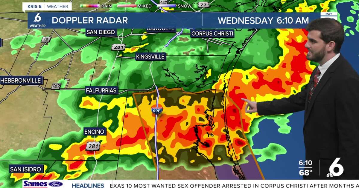 Stormy start to Wednesday morning with more on the way to close out the week