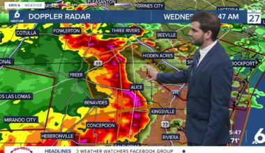 Storms return for Wednesday morning, before we dry up heading into the weekend