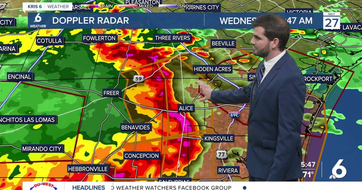 Storms return for Wednesday morning, before we dry up heading into the weekend