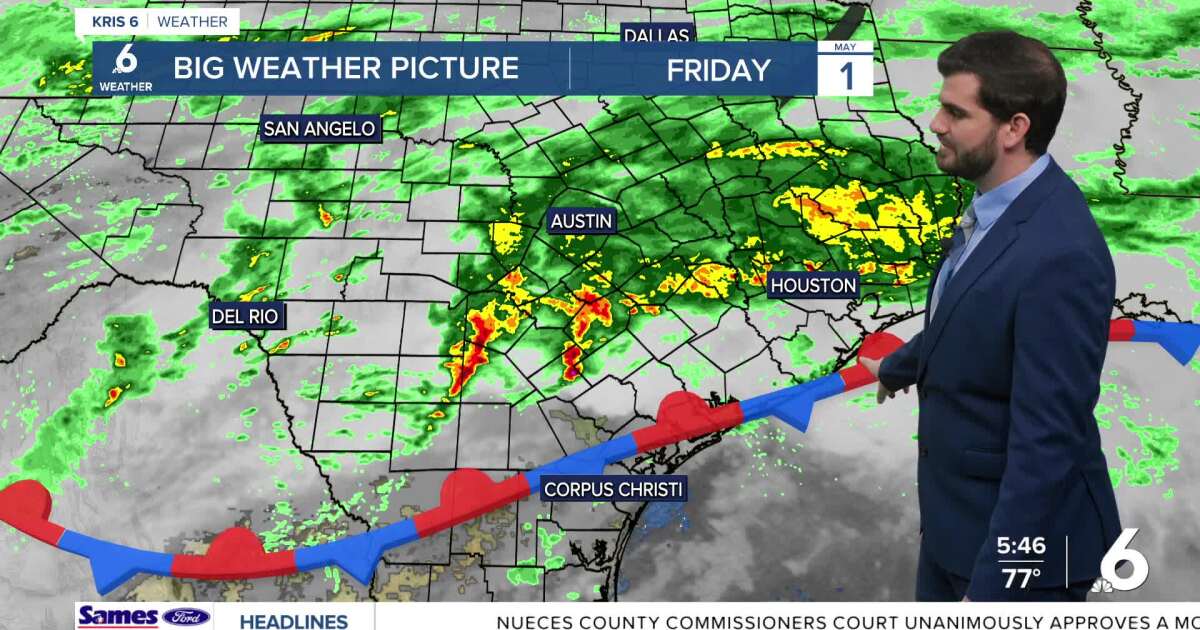 Scattered showers are back in the area, with a chance of strong storms for some!