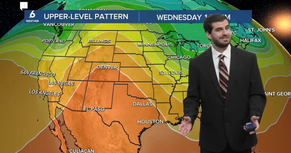 Warm for Wednesday with plenty of sunshine, rain chances return into next week