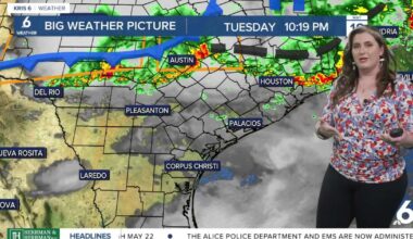 FORECAST: More overnight storms expected across the Coastal Bend