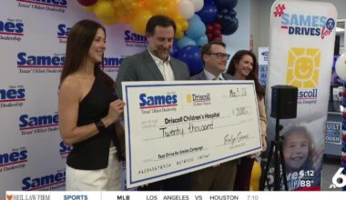 Sames Dealerships gives $20K to Driscoll Children's Hospital