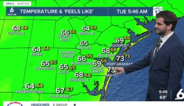 A cooler start to Tuesday, but warmer temps are on the way later this week