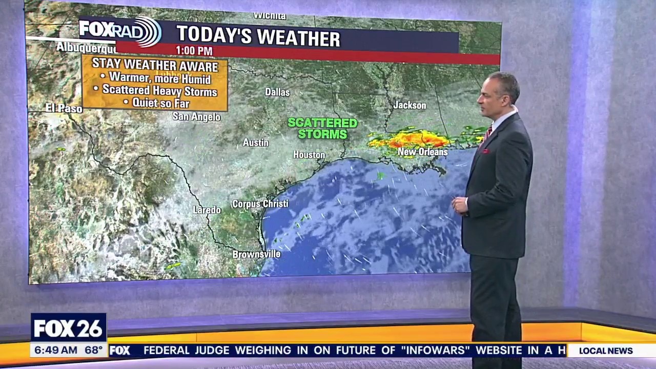 Houston weather forecast for May 8: Spotty, strong storms