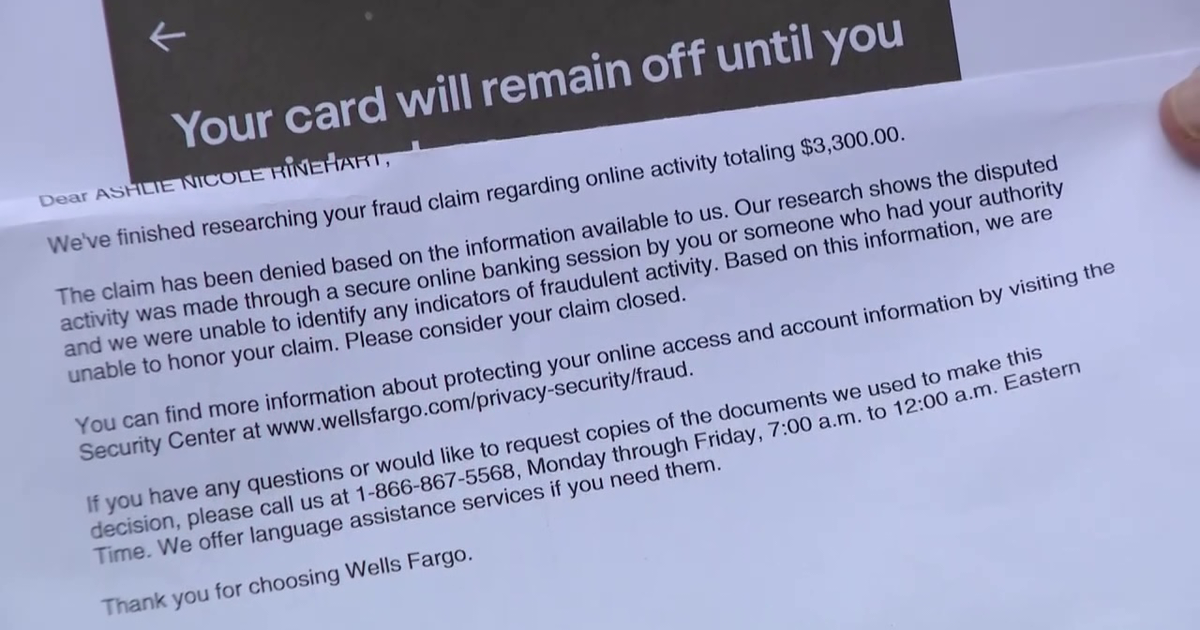Scammers steal $3,300 from Hockley woman's Wells Fargo account, bank says she's not getting her money back