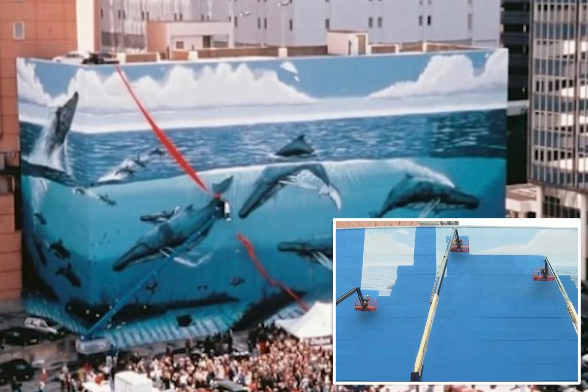 Artist Wyland outraged as Dallas, FIFA paint over his iconic Whaling Wall mural for World Cup