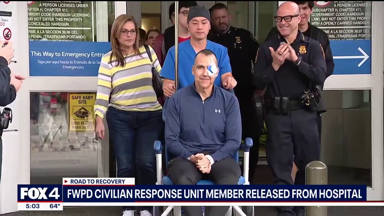 PREVIOUS COVERAGE: Fort Worth PD civilian officer released from hospital