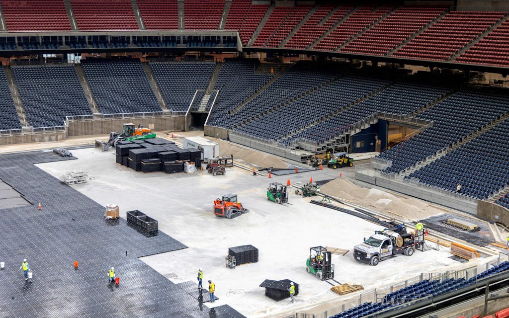 World Cup preparations at NRG Stadium