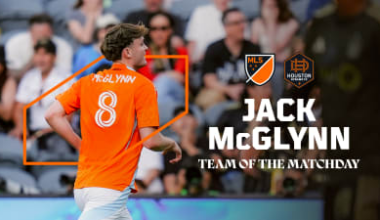 Midfielder Jack McGlynn named to MLSSoccer.com Team of the Matchday after scoring twice in win over LAFC