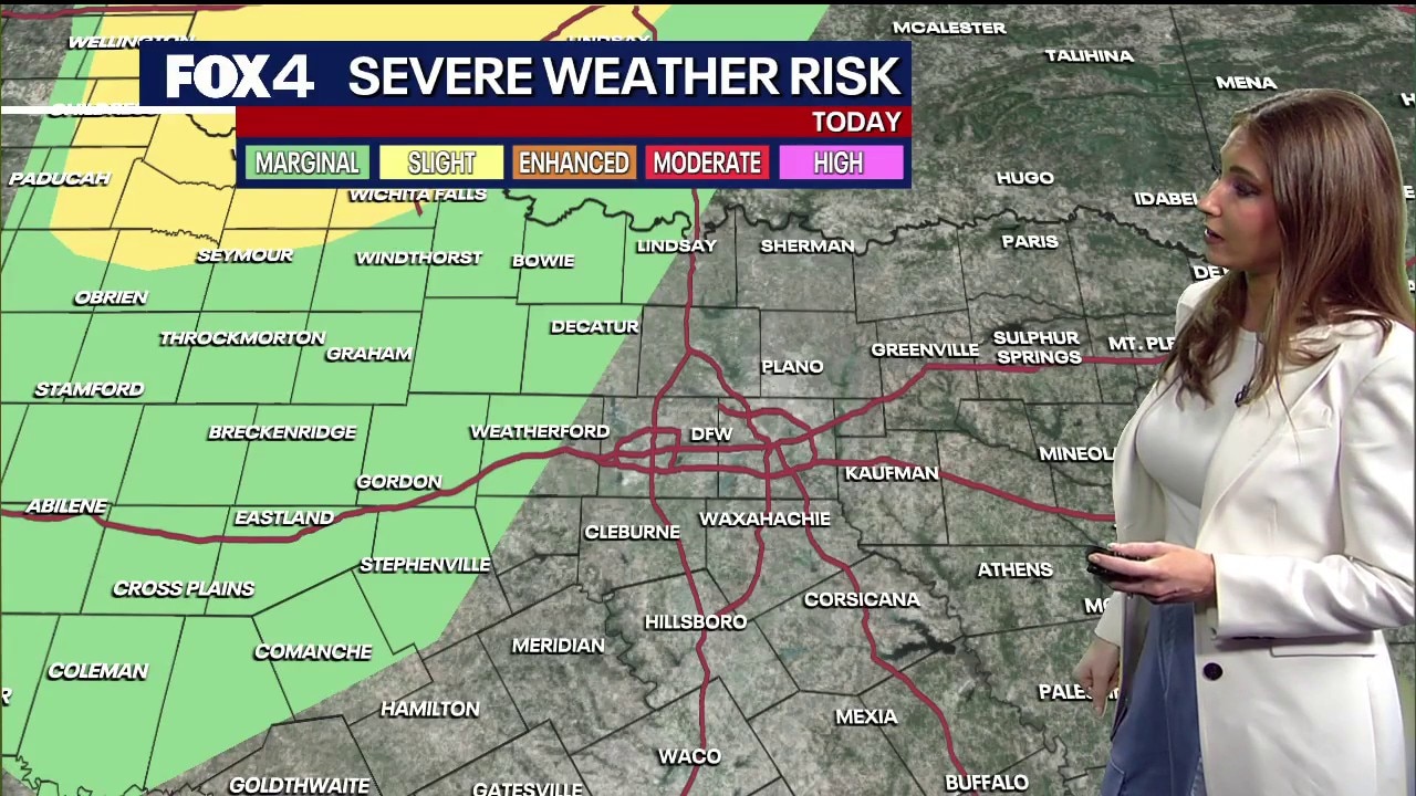 Dallas Weather: May 18 noon forecast