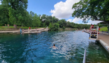 Historic Texas pool reopens after Austin flooding closure, heavy rains