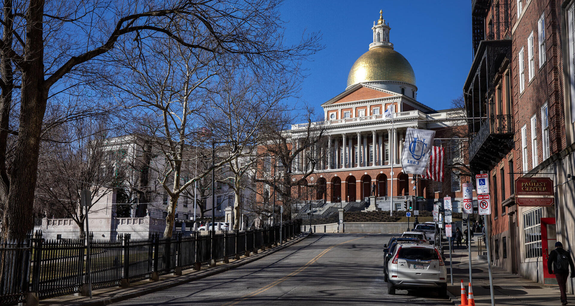 The Massachusetts State House. (Robin Lubbock/WBUR)