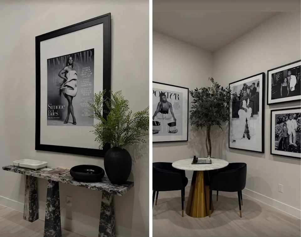 Simone Biles reveals new decor inside her Texas home