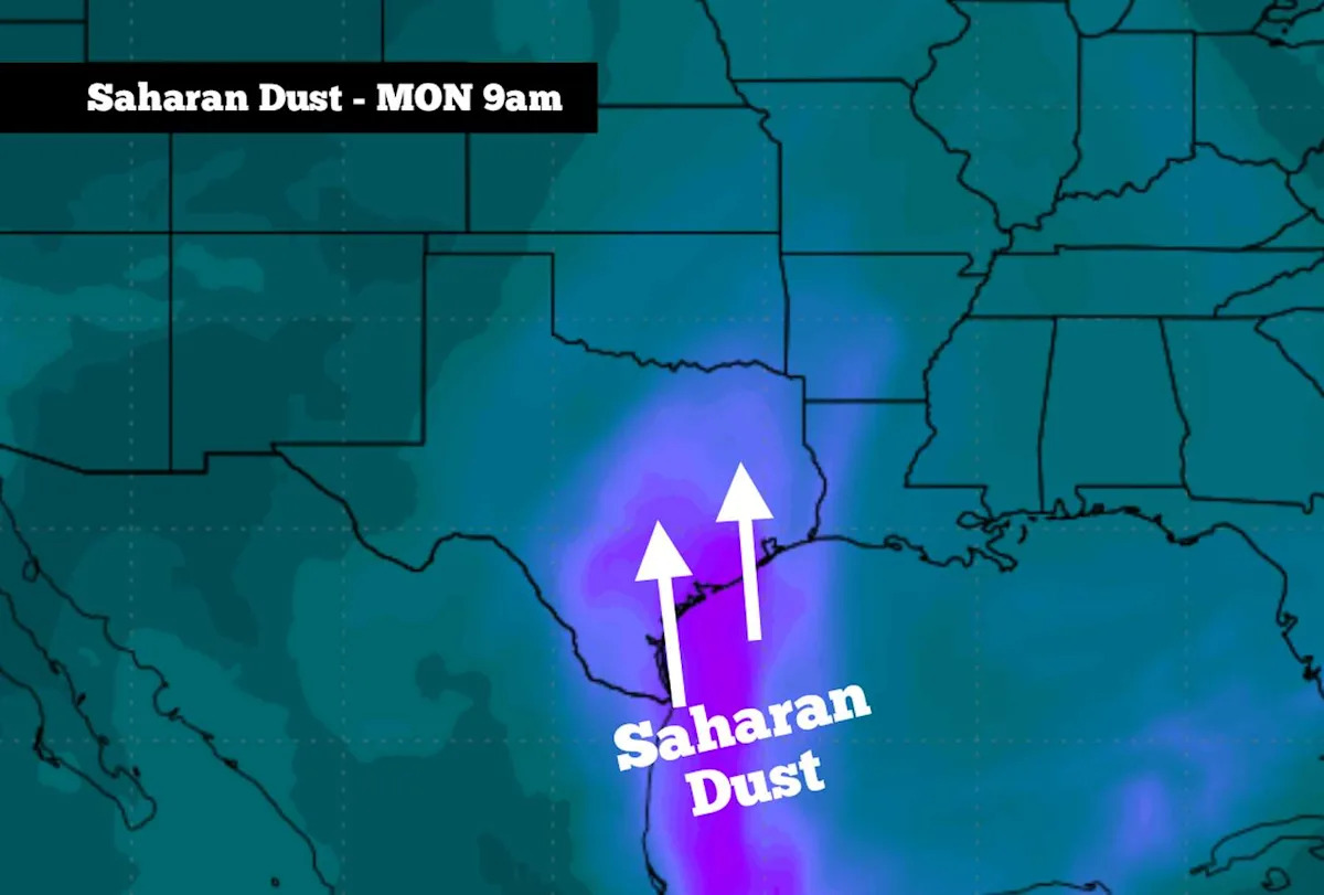 Saharan dust cloud expected to hit South Texas tonight. Here's what to expect.