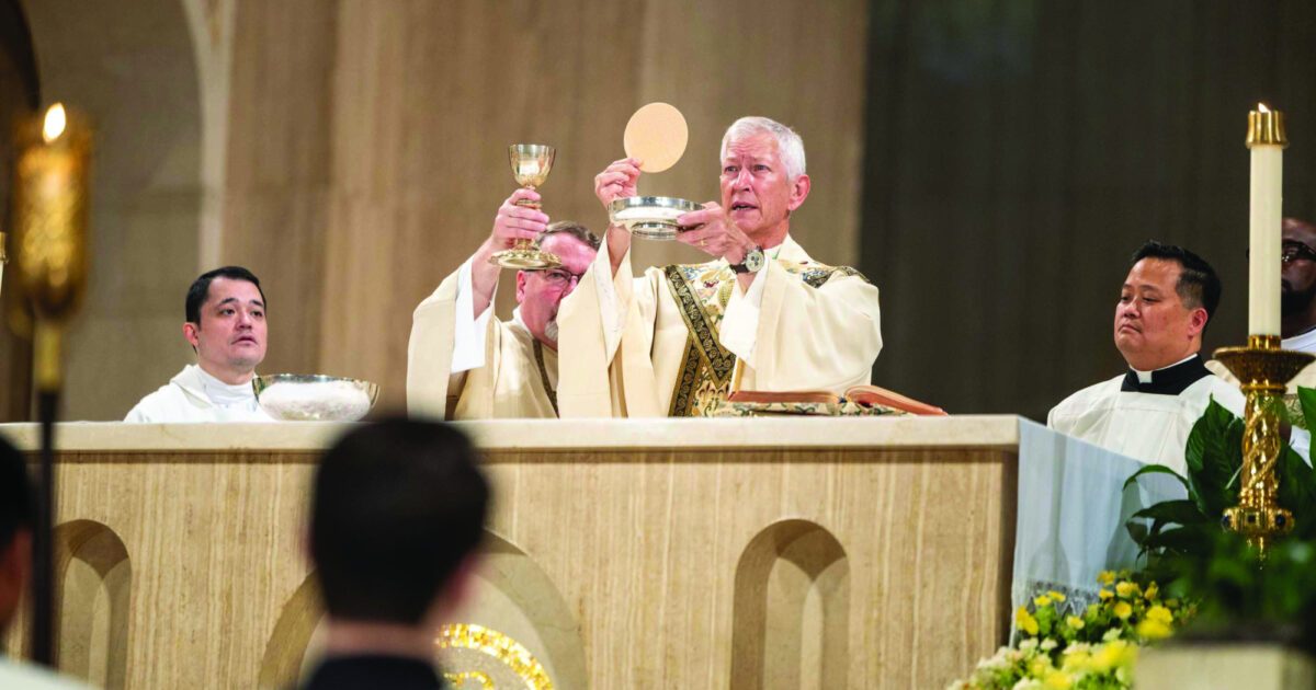Eucharist is ‘bread that satisfies our deepest hunger’ bishop-elect says at Corpus Christi Mass as National Eucharistic Pilgrimage comes to Washington