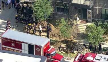 Apartment foundation collapse near Coppell traps worker under building