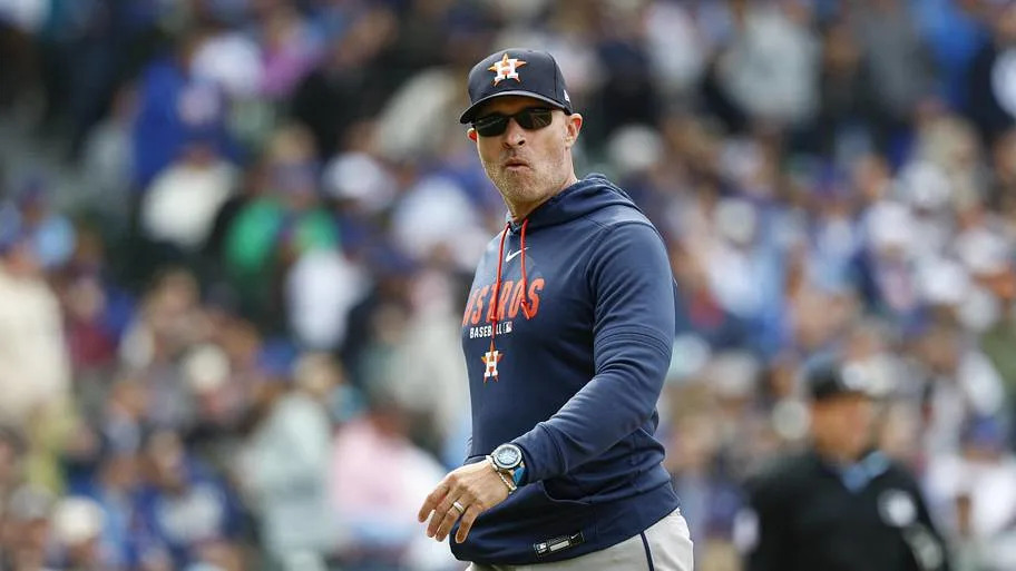 Houston Astros manager Joe Espada.