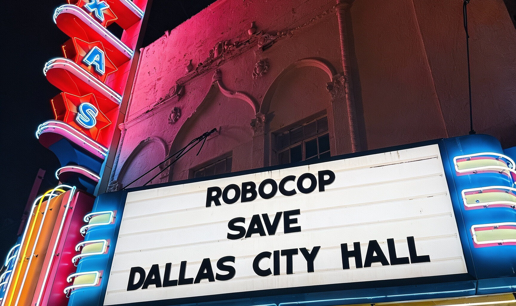 Save Dallas City Hall rallies the troops with "RoboCop' screening