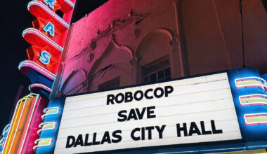 Save Dallas City Hall rallies the troops with "RoboCop' screening