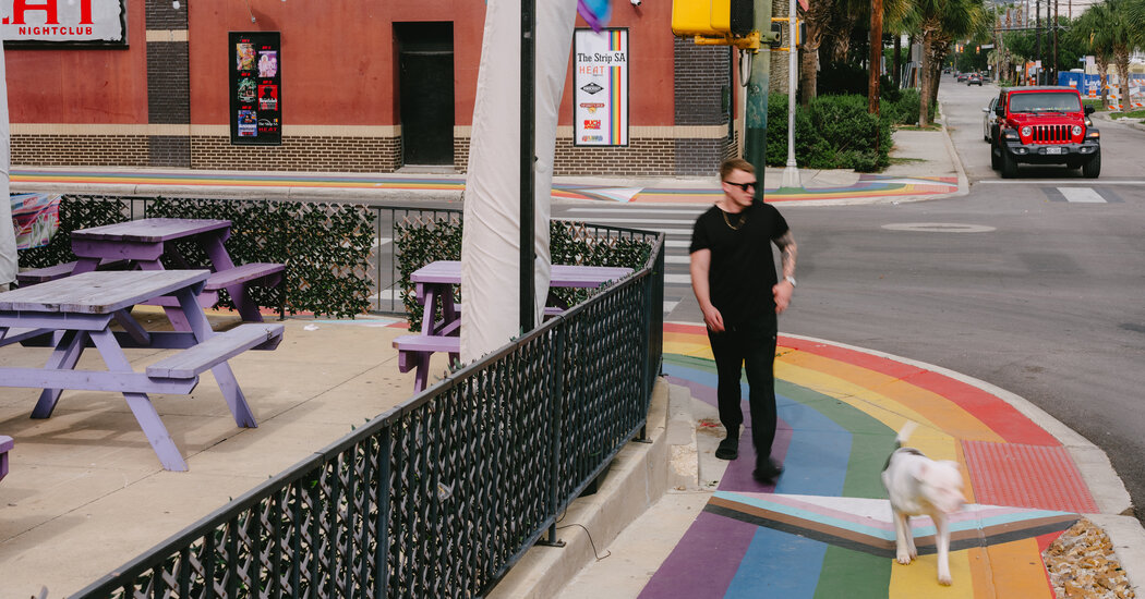 Texas Rainbow Crosswalk Ban Leads San Antonio to Paint Sidewalks Instead