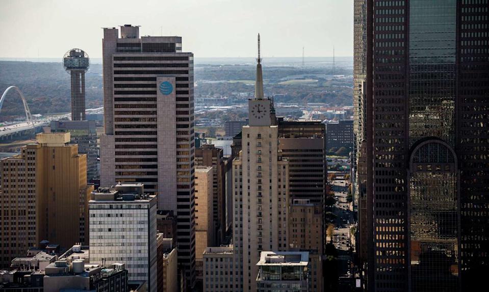 Downtown Dallas buildings as seen on Tuesday, November 19, 2019. (Ashley Landis/The Dallas Morning News) (Ashley Landis/Staff Photographer)