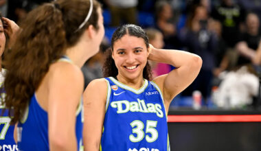 Azzi Fudd’s pregame outfit for Dallas Wings game turns heads