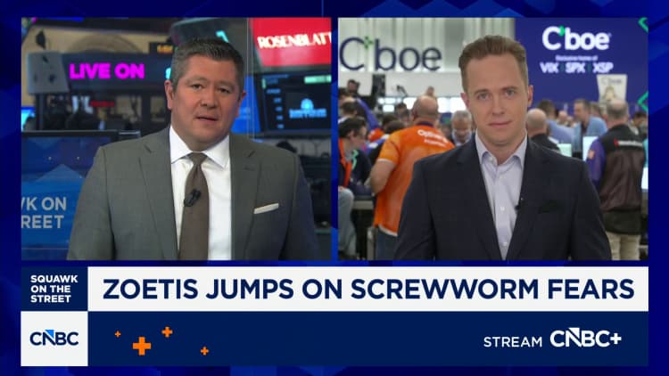 Options traders jump on screwworm fears with Zoetis