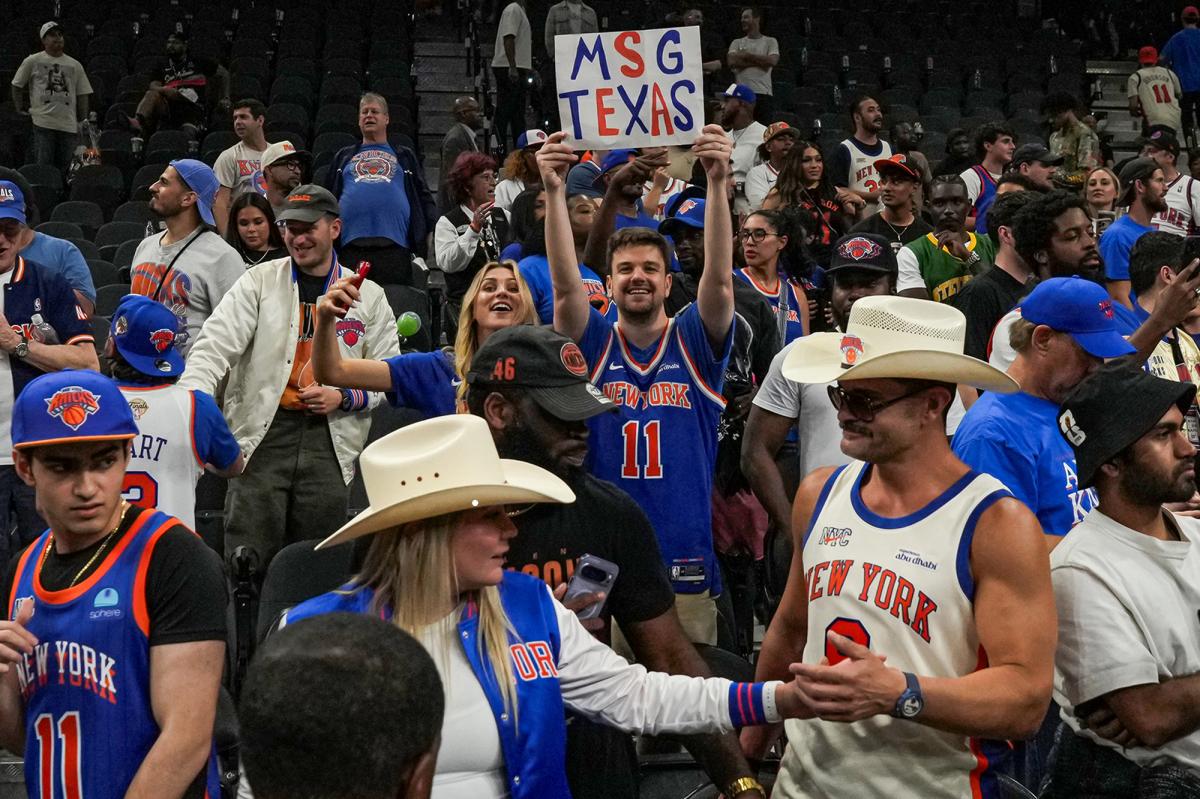 New York, New Jersey's Knicks fans bought 50% of tickets for Game 5 in San Antonio