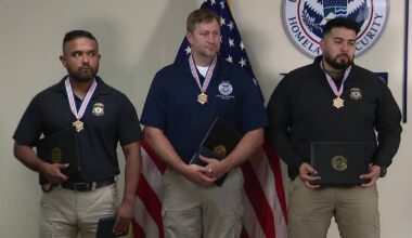 DHS Sec. honors officers involved in Sept. 2025 Dallas ICE facility attack