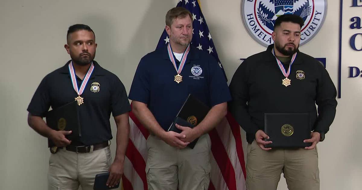 DHS Sec. honors officers involved in Sept. 2025 Dallas ICE facility attack