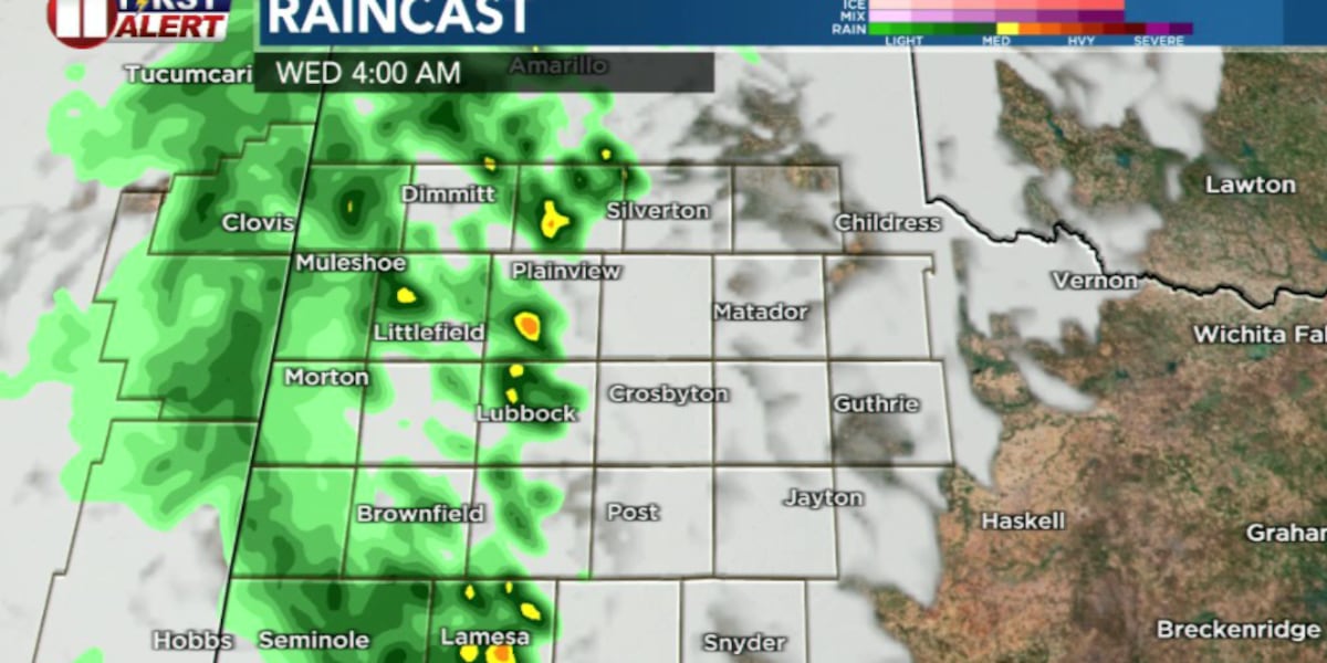 Afternoon storms possible Tuesday; evening storm complex more likely