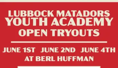 2026-27 Lubbock Matadors Youth Academy tryouts