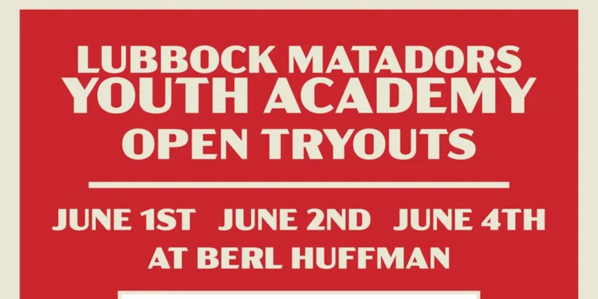 2026-27 Lubbock Matadors Youth Academy tryouts