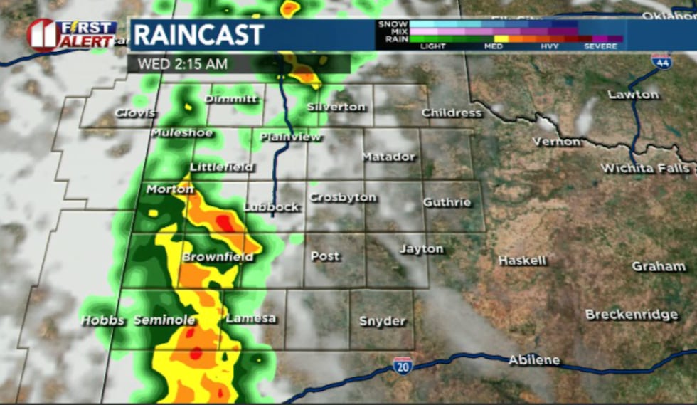 Scattered storms possible this week