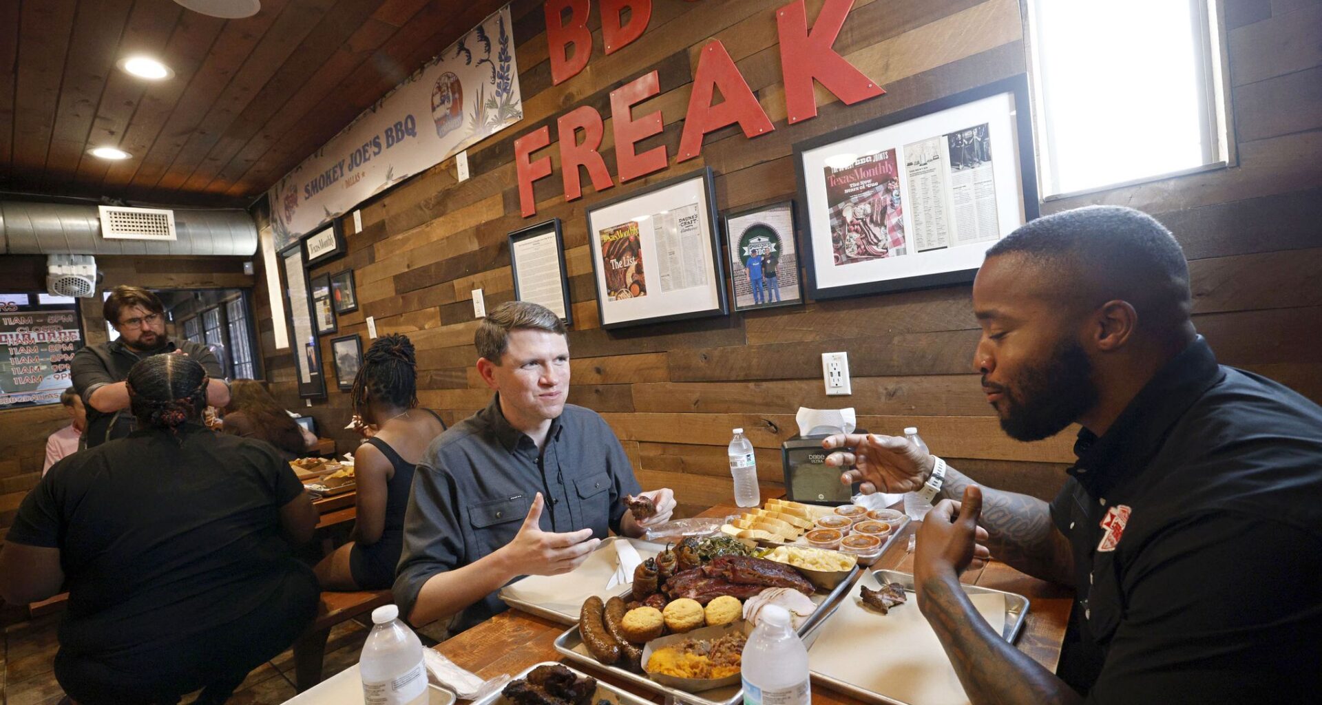 James Talarico answers GOP vegan taunts with a plate of Dallas BBQ
