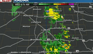Rain continues Wednesday morning, but flooding risk will decrease late morning