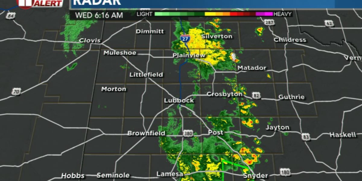 Rain continues Wednesday morning, but flooding risk will decrease late morning