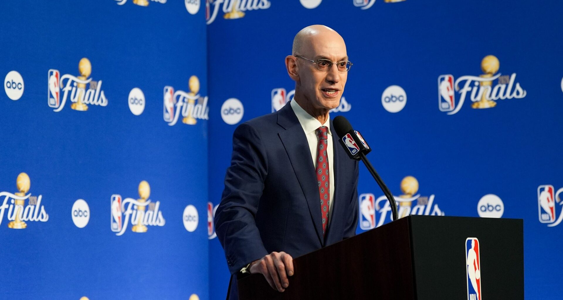 Commissioner Adam Silver, at finals, says NBA continues to move toward league in Europe