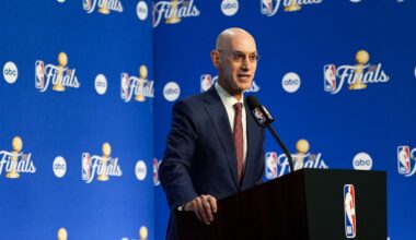 Commissioner Adam Silver, at finals, says NBA continues to move toward league in Europe
