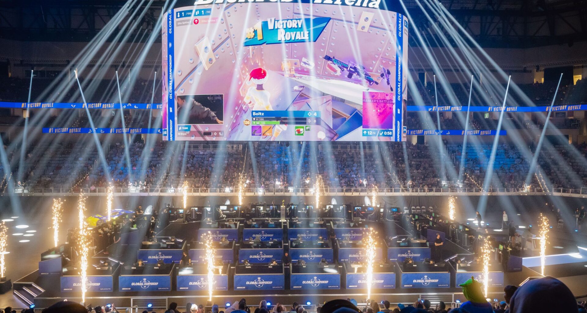 Duo, Boltz and SG Brycx, win Match 10 on Day 2 at the Fortnite Championship Series (FNCS) Global Championship 2024 at Dickies Arena in Fort Worth, Texas on Sunday, September 8, 2024.