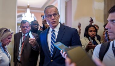Senate in overnight session as Republicans debate limits on $1.8B Trump settlement