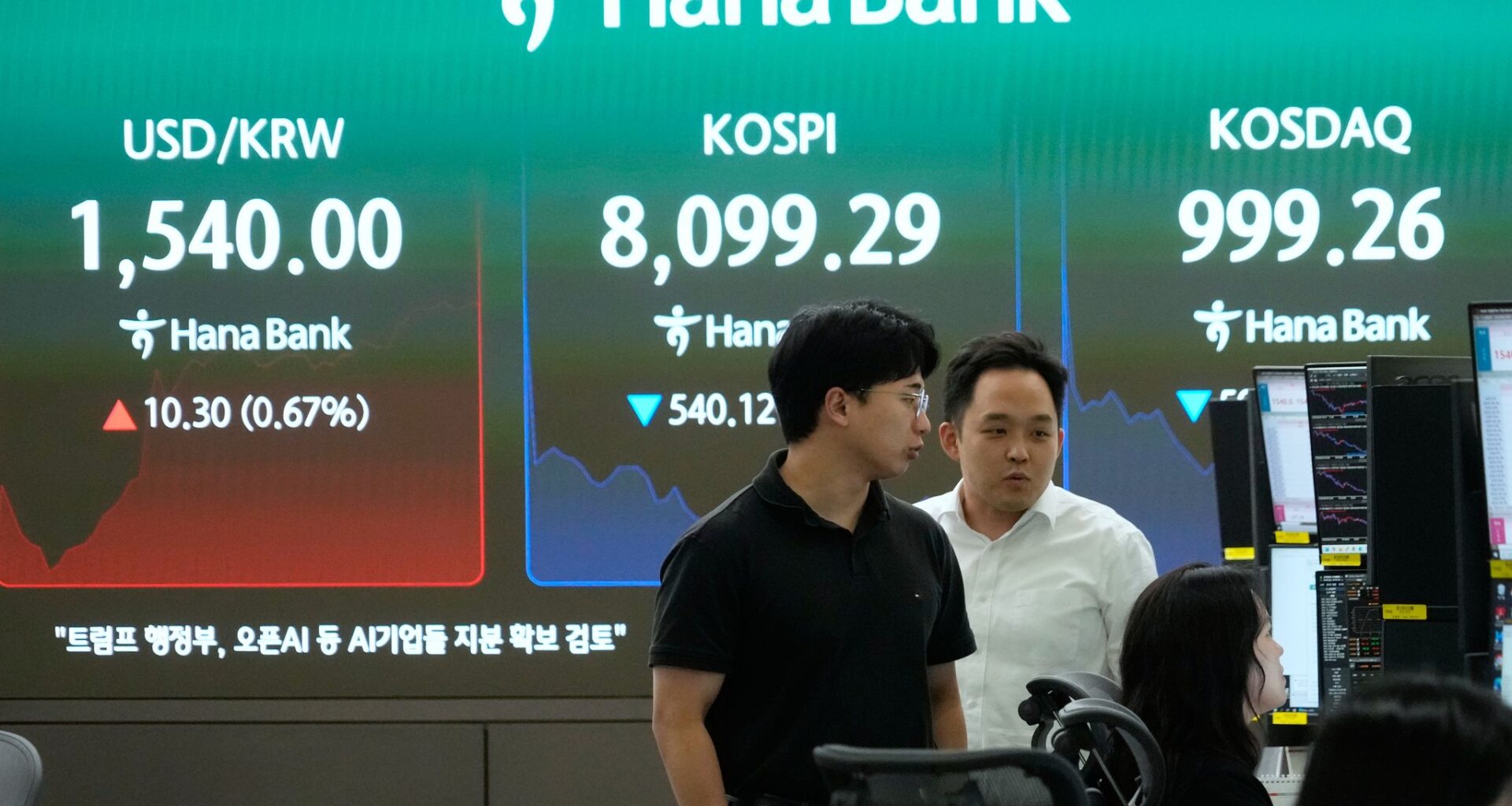 Asian shares drop, with South Korea's Kospi down more than 5%