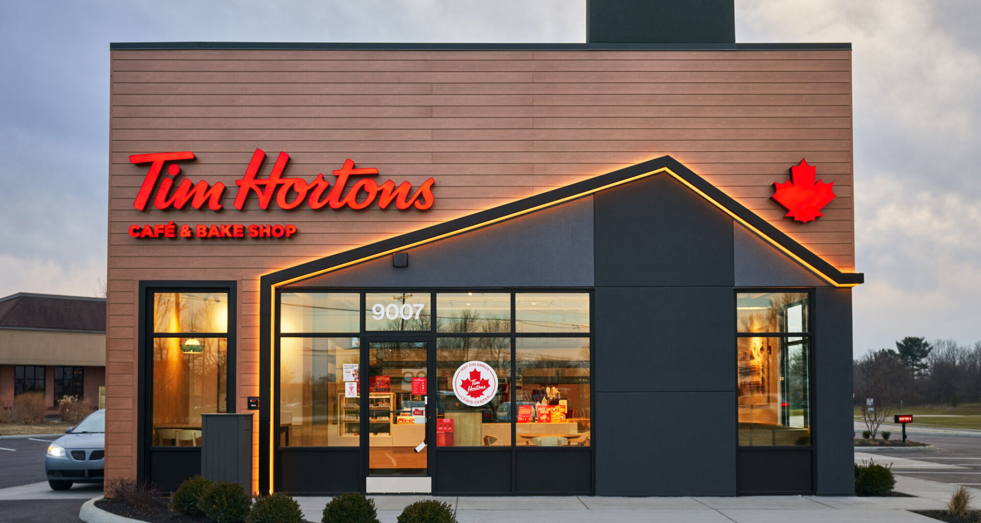 Tim Hortons cafe and bake shop. 