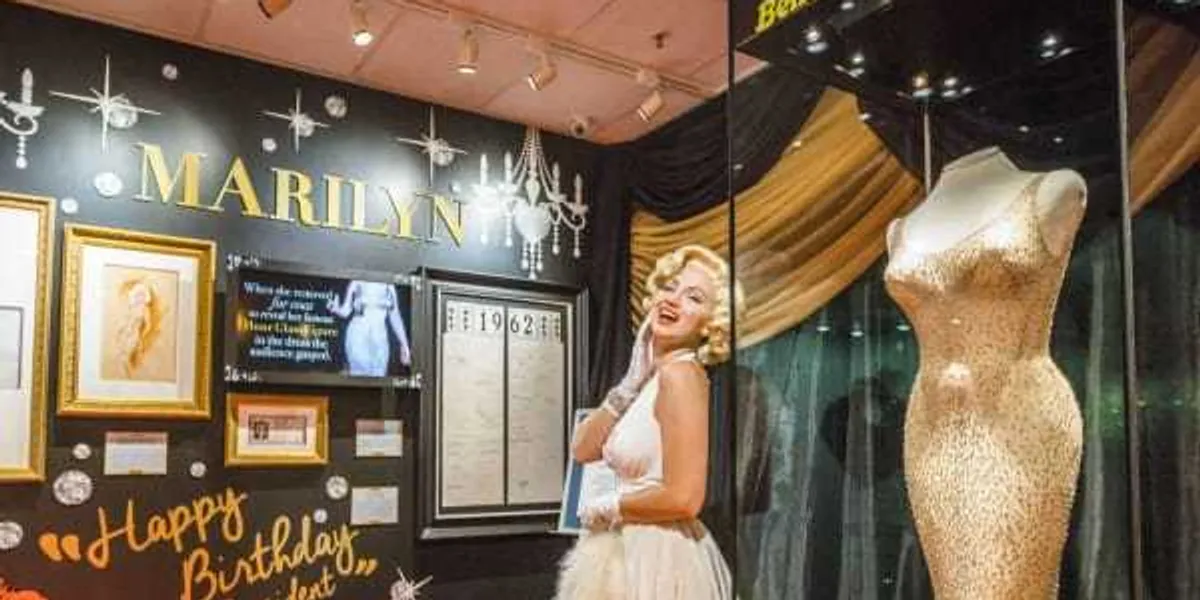 See Marilyn Monroe's famous JFK 'birthday' dress in DFW