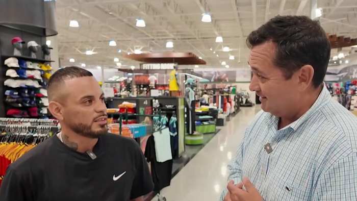 2 Helps You: Man walks from Houston to San Antonio, then comes back to give away nearly 100 pairs of shoes to Katy kids
