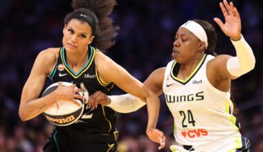 Arike Ogunbowale nets 30 points, Paige Bueckers records career-high 14 assists in Dallas Wings' 104-96 win against LA Sparks